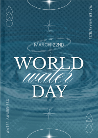 World Water Day Greeting Flyer Image Preview