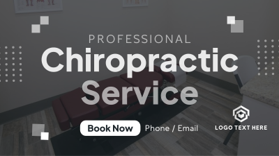 Professional Chiropractor Facebook event cover Image Preview