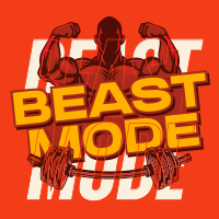 Beast Mode Fitness T-shirt Image Preview