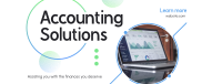 Business Accounting Solutions Facebook Cover Design