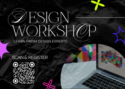 Modern Design Workshop Postcard Image Preview