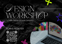 Modern Design Workshop Postcard Design