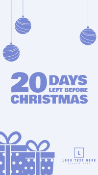 Exciting Christmas Countdown Facebook Story Design