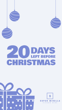 Exciting Christmas Countdown Facebook Story Image Preview