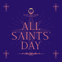 Solemn Saints' Day Linkedin Post Image Preview