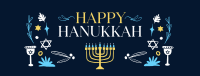 Peaceful Hanukkah Facebook Cover Design