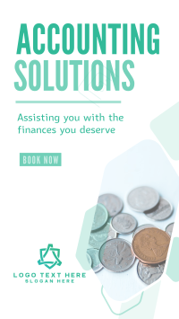 Accounting Solutions Facebook Story Design
