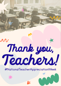 Teacher Week Greeting Flyer Image Preview
