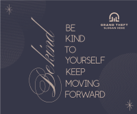 Be Kind To Yourself Facebook Post Design