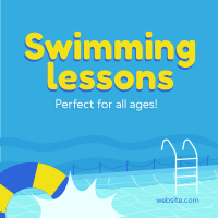 Swimming Lessons Instagram post Image Preview