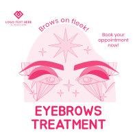 Eyebrows Treatment Instagram Post Design