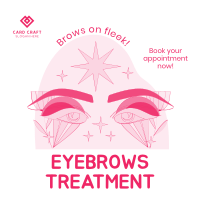 Eyebrows Treatment Instagram post Image Preview