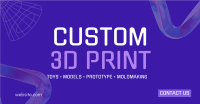 Professional 3D Printing  Facebook Ad Design
