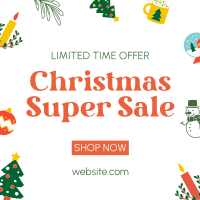 Quirky Christmas Sale Instagram Post Design