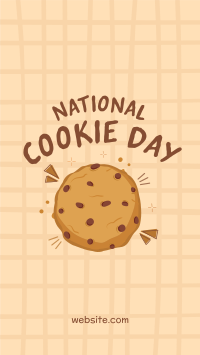 Cute Cookie Day Facebook Story Design