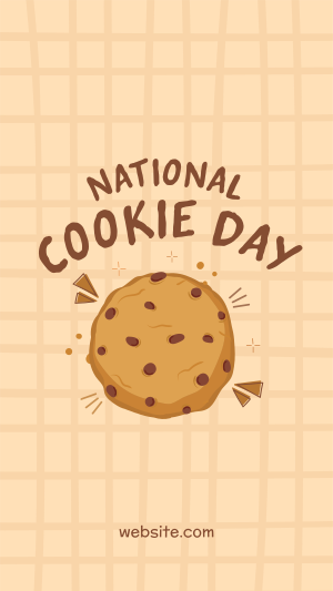 Cute Cookie Day Facebook story Image Preview