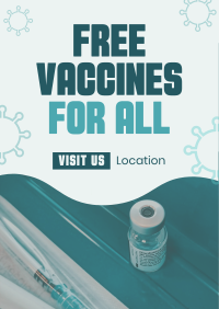 Free Vaccination For All Poster Image Preview