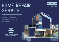 Home Repair Service Postcard Image Preview