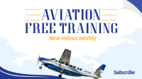 Aviation Online Training Animation Image Preview