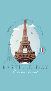 Let's Celebrate Bastille Instagram story Image Preview