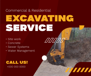 Modern Excavating Service Facebook post Image Preview