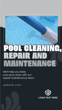 Pool Cleaning Services Instagram Story Design