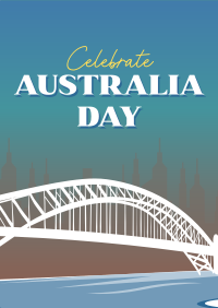 Australia Famous Landmarks Poster Design