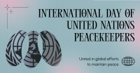 Minimalist Day of United Nations Peacekeepers Facebook ad Image Preview