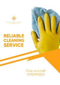 Reliable Cleaning Service Poster Image Preview