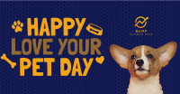 Wonderful Love Your Pet Day Greeting Facebook ad Image Preview