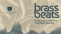 Brassy Beats Facebook Event Cover Design
