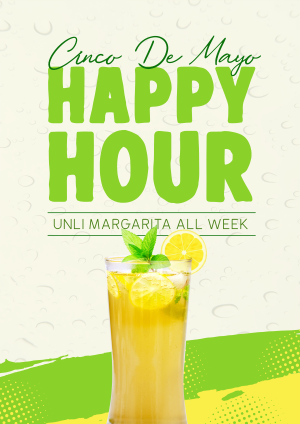 Cinco De Mayo Happy Hour Flyer Image Preview