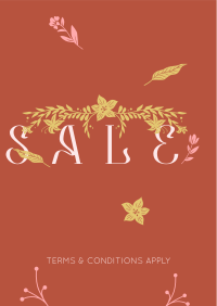 Generic Floral Sale Flyer Image Preview