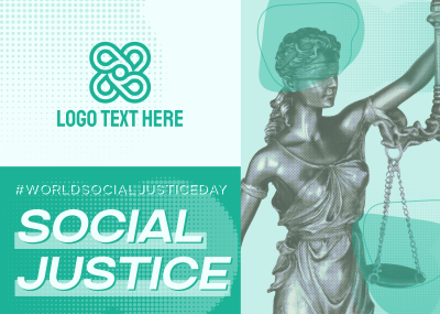 Maximalist Social Justice Postcard Image Preview