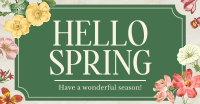 Season's Greetings Facebook Ad Design