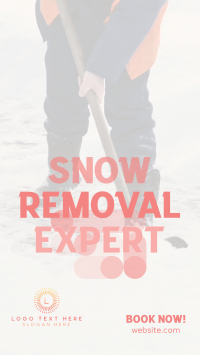 Snow Removal Expert Instagram Reel Design