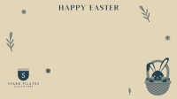 Easter Bunny Zoom background Image Preview