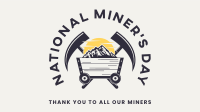 Miners Day Celebration Facebook Event Cover Design