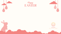 Easter Ornaments Zoom Background Image Preview