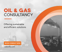 Oil and Gas Consultancy Facebook Post Design