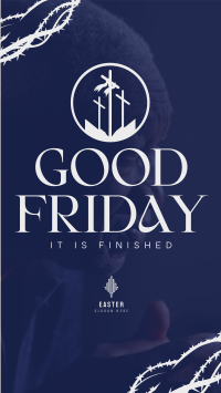 Simple Good Friday Instagram Reel Image Preview