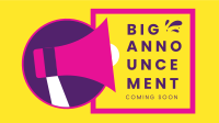 Big Announcement Facebook Event Cover Image Preview