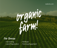 Organic Farm Facebook Post Design