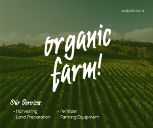 Organic Farm Facebook post Image Preview