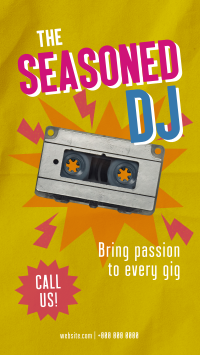 Seasoned DJ Cassette YouTube short Image Preview