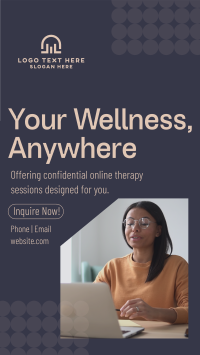 Wellness Online Therapy TikTok video Image Preview
