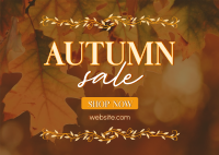Special Autumn Sale  Postcard Image Preview