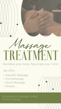 Spa Massage Treatment Instagram Story Design