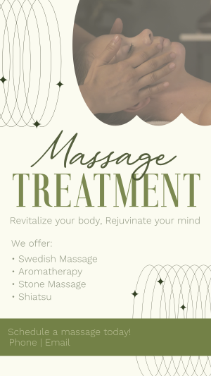Spa Massage Treatment Instagram story Image Preview