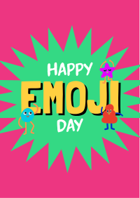 Happy Emoji Day Flyer Image Preview